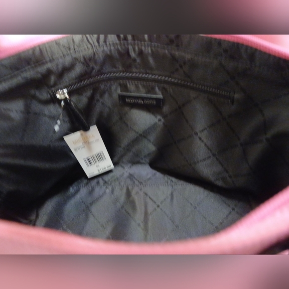 Michael Kors - NWT, Hot Pink Polly Bag, 2 Zippered Pockets, 1 Open Pocket, - Picture 11 of 15